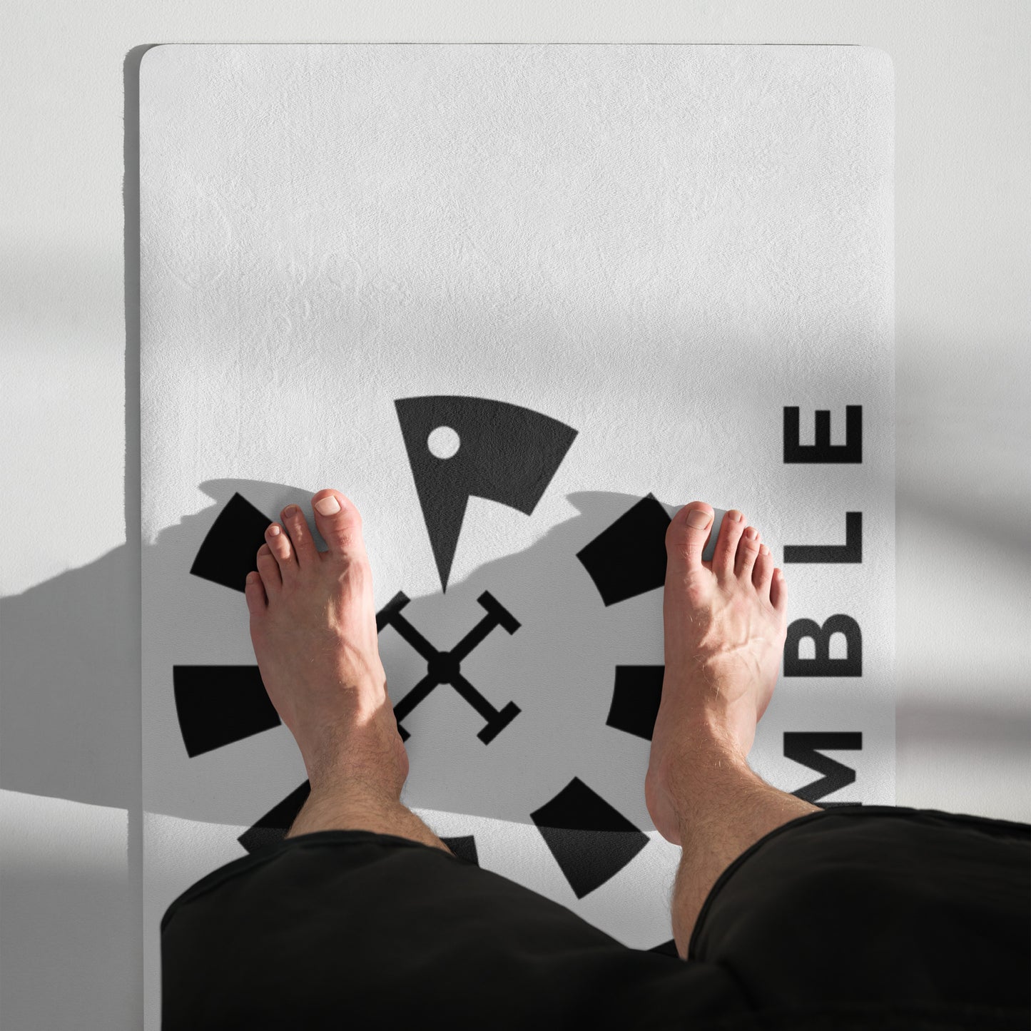 LAG Life’s A Gamble Black Yoga mat