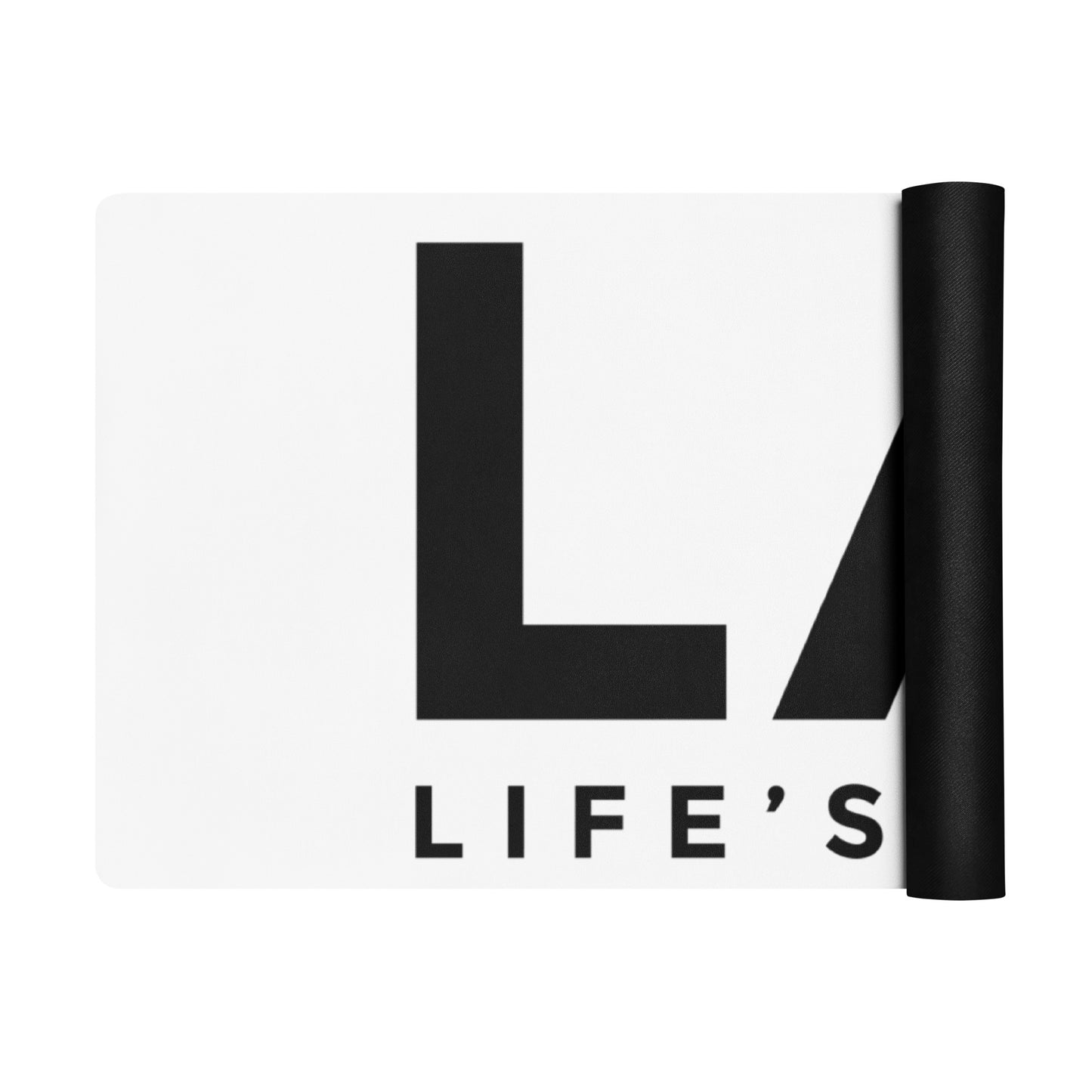 LAG Life’s A Gamble Black Yoga mat