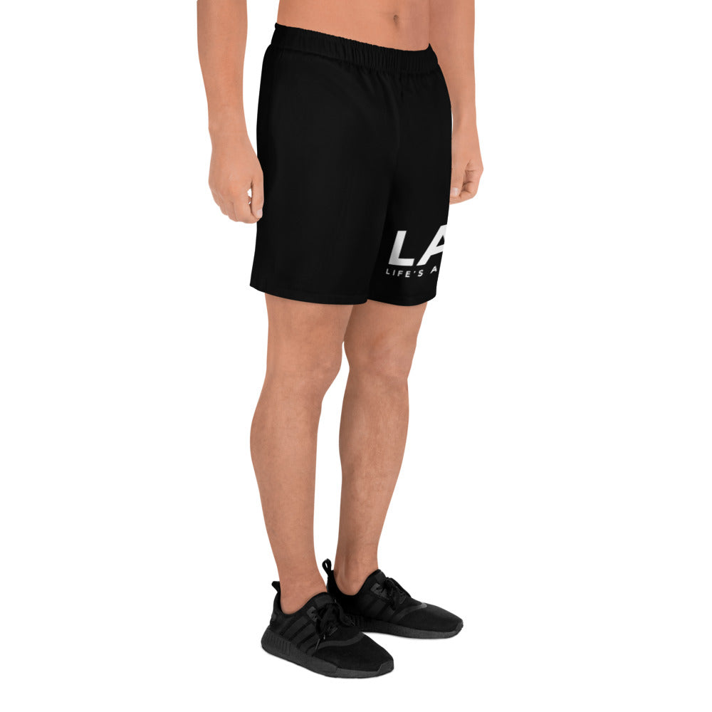 LAG Life's A Gamble White Men's Hoochie Daddy Shorts