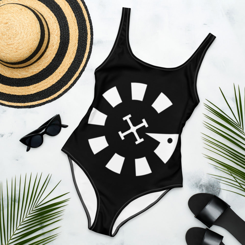 Big G White One-Piece Swimsuit
