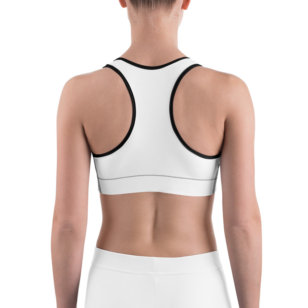 LAG Life's A Gamble Circle Black Sports bra