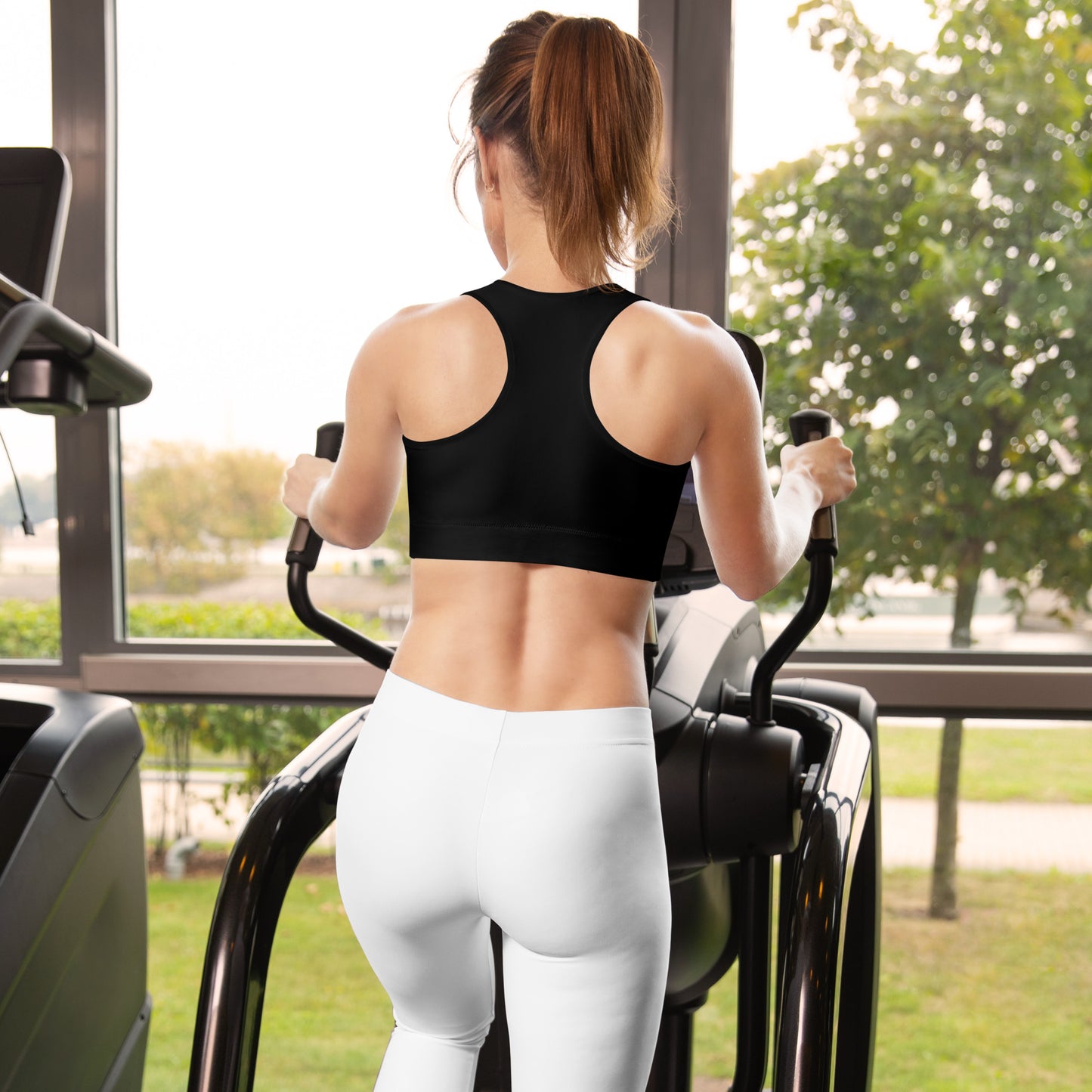 LAG Life's A Gamble White Sports bra