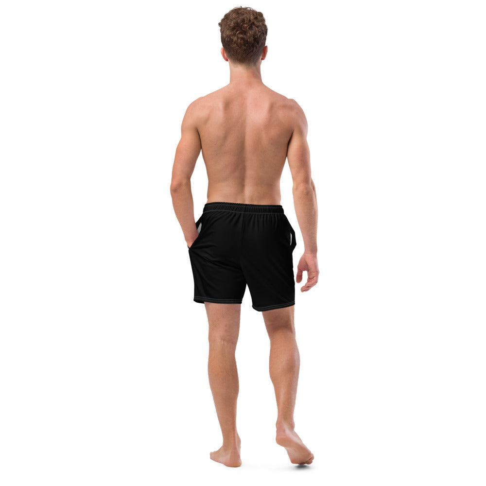 Big G White Men's swim trunks