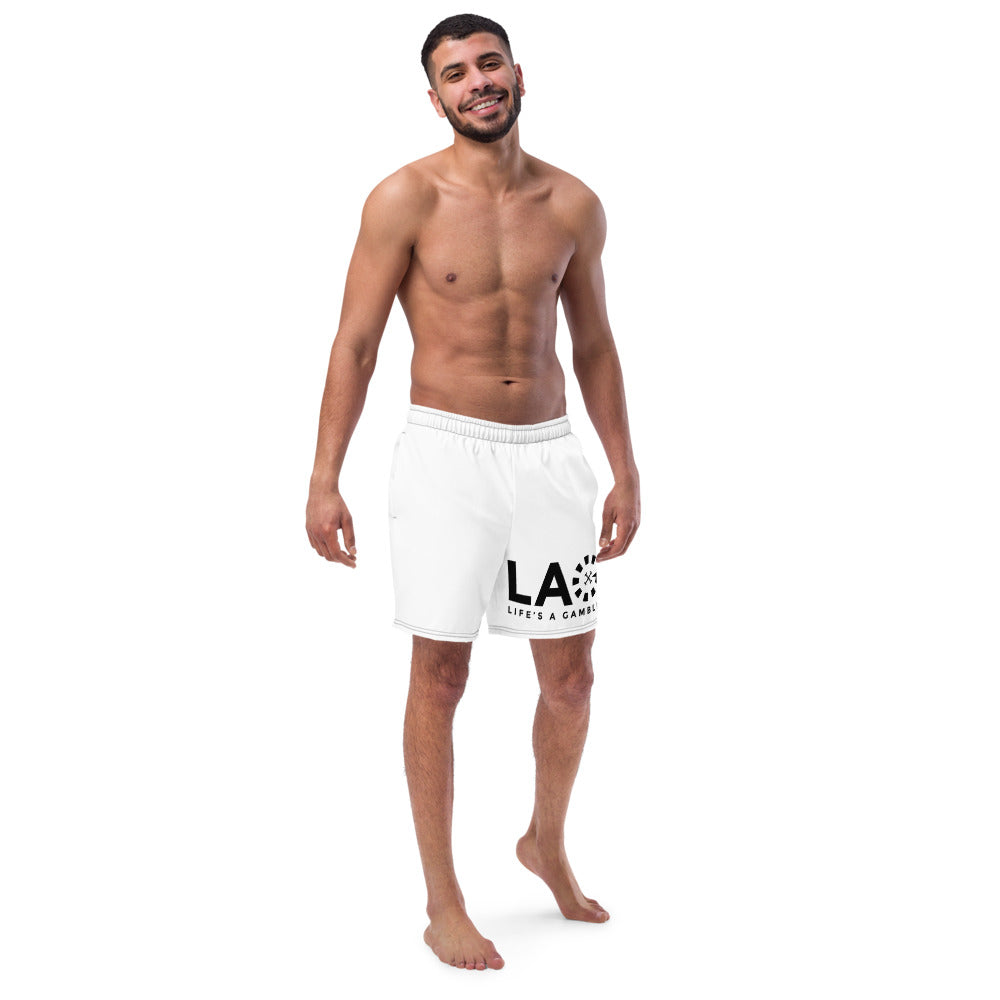 LAG Life's A Gamble Black Men's swim trunks
