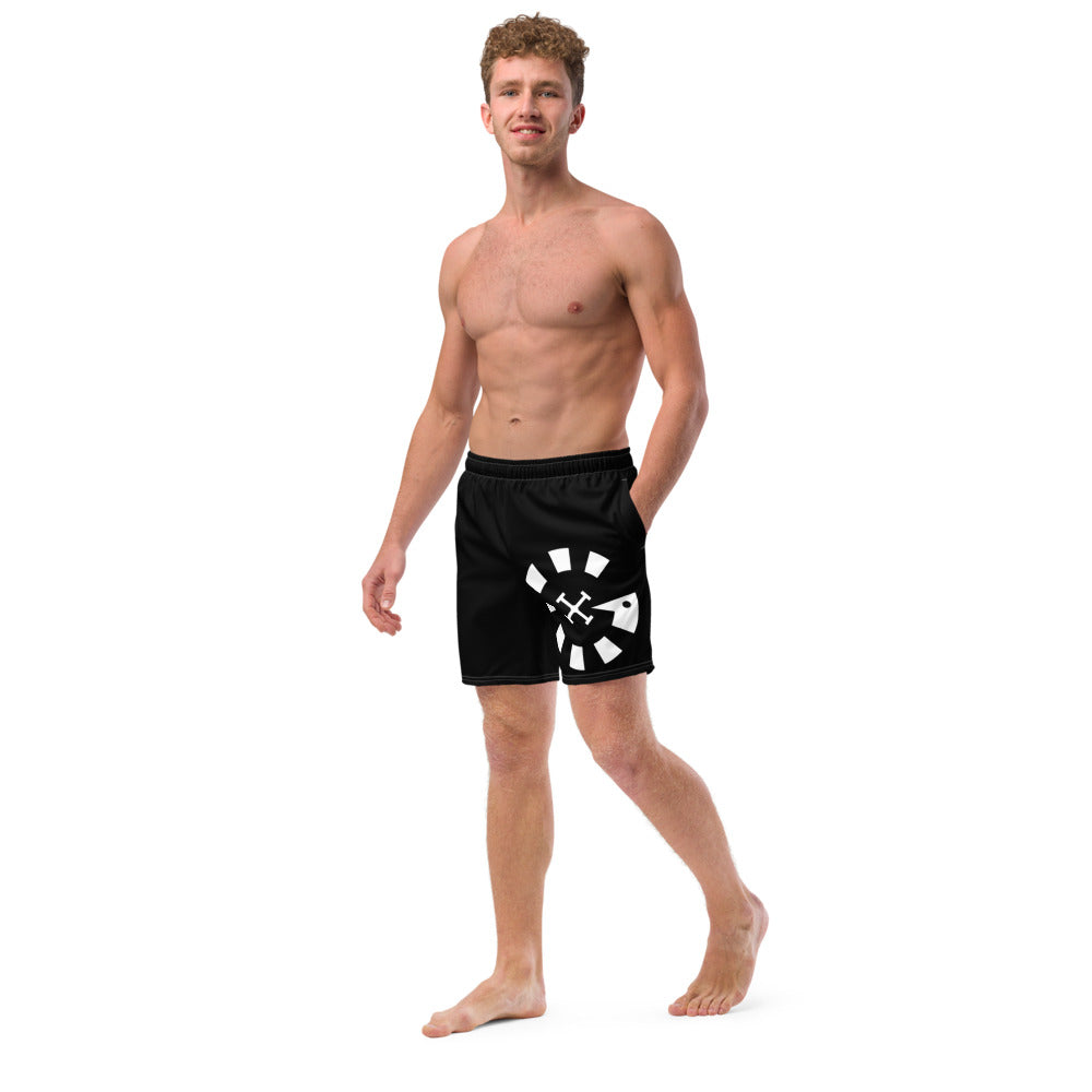 Big G White Men's swim trunks