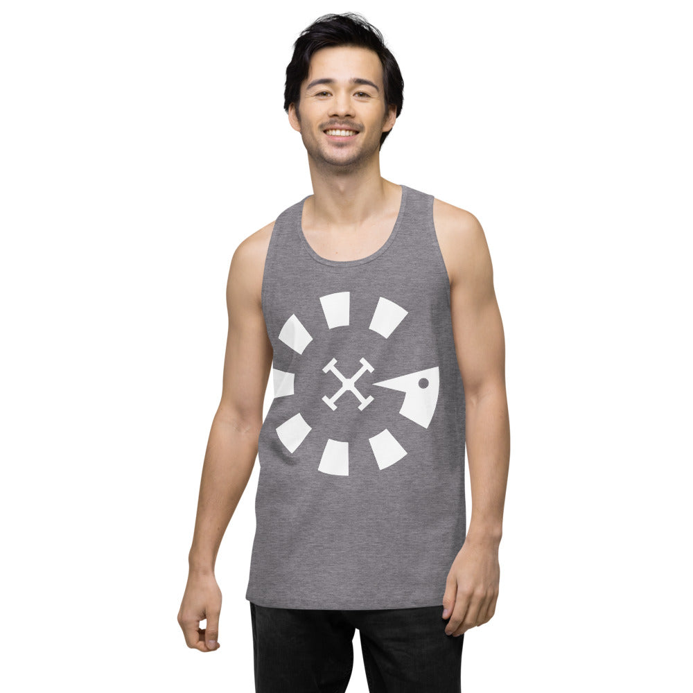 Big G White Men’s premium tank top