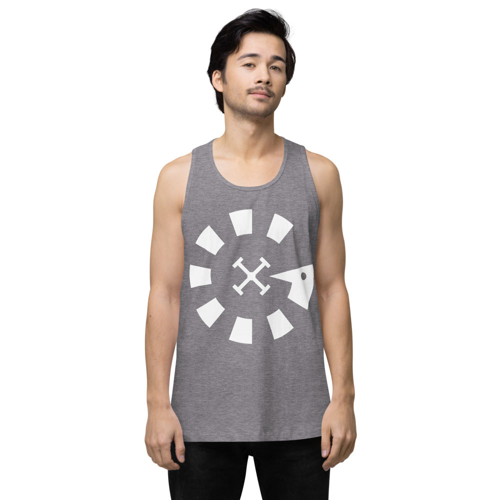Big G White Men’s premium tank top