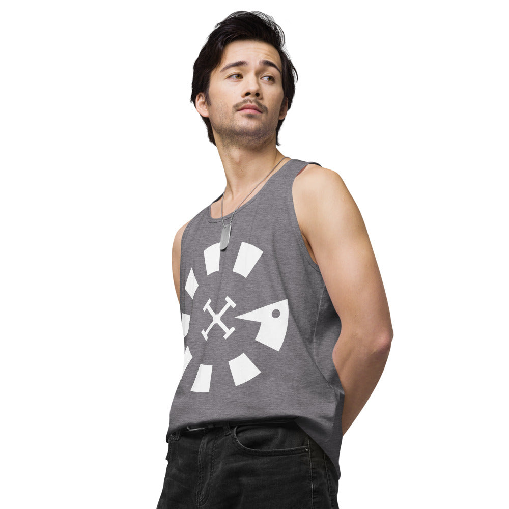 Big G White Men’s premium tank top