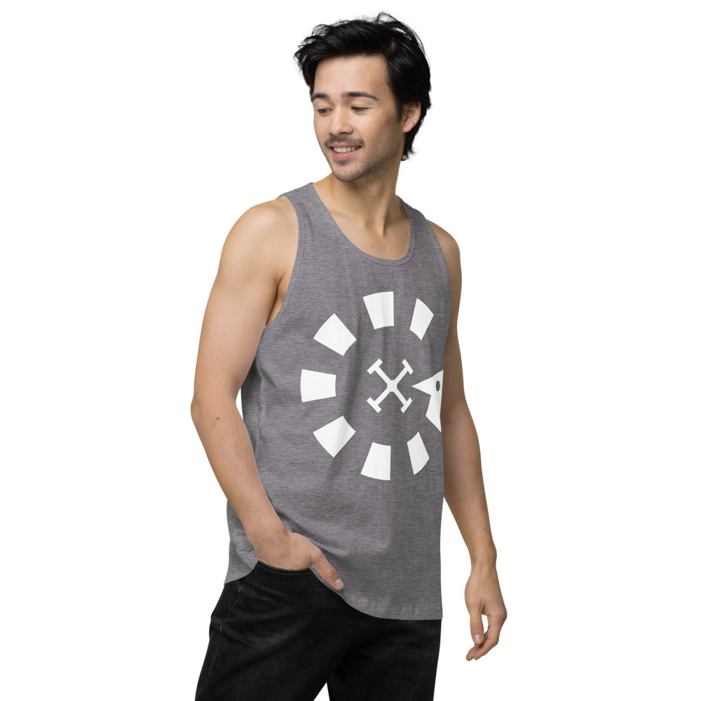 Big G White Men’s premium tank top