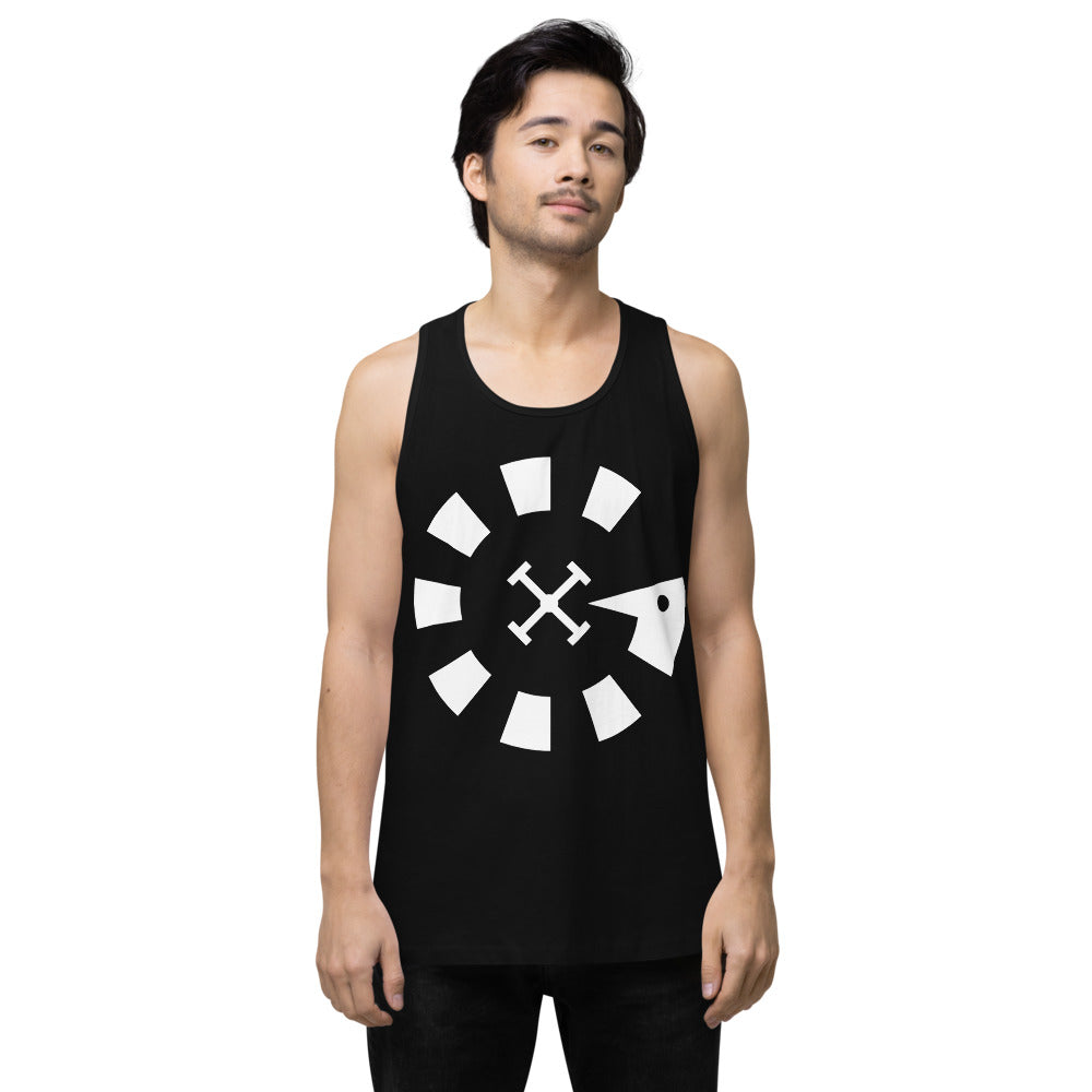 Big G White Men’s premium tank top