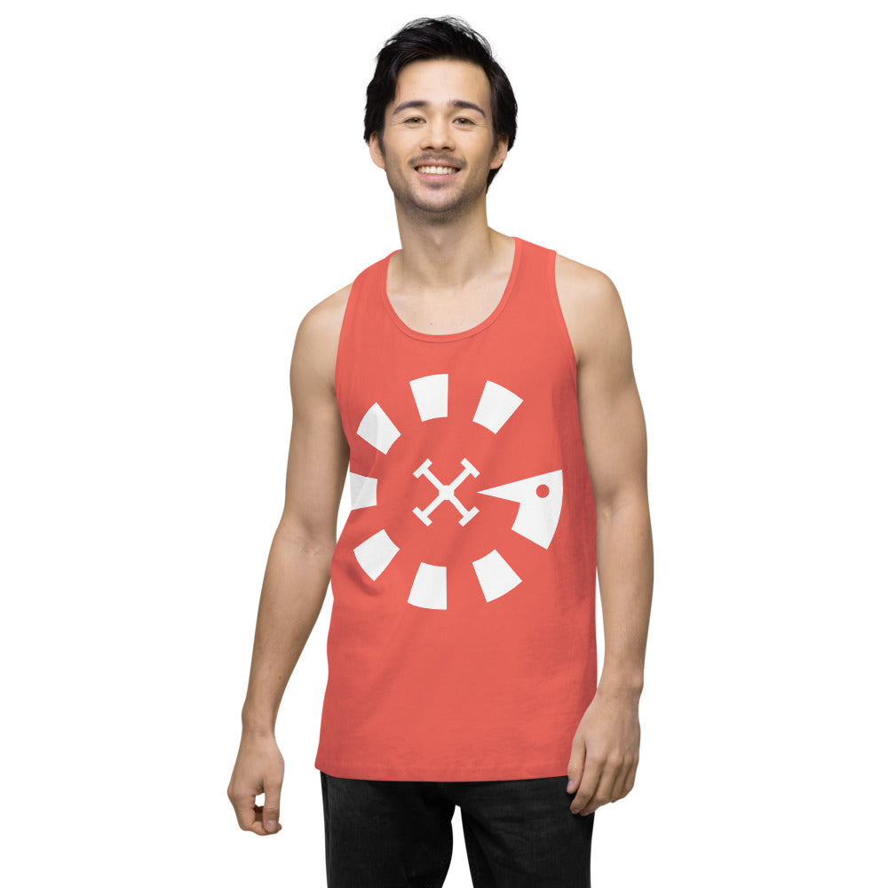 Big G White Men’s premium tank top