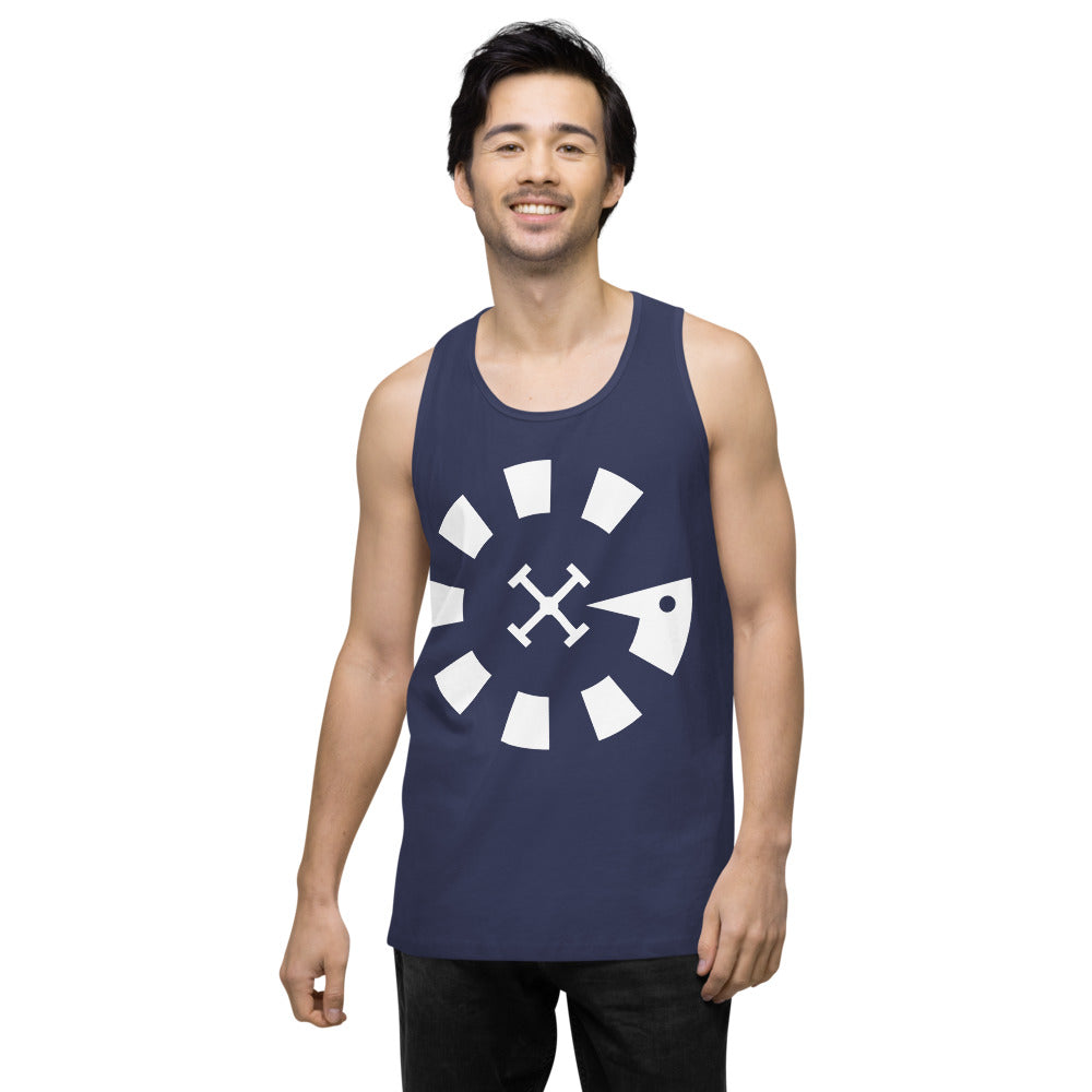 Big G White Men’s premium tank top