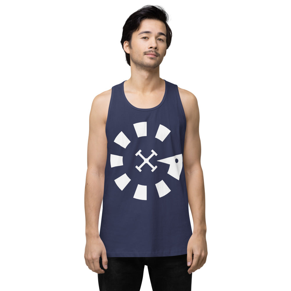 Big G White Men’s premium tank top