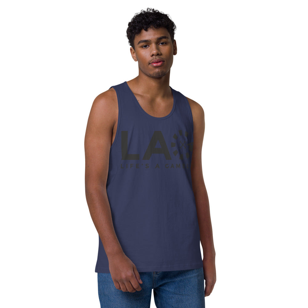 LAG Life's A Gamble Black Men’s premium tank top