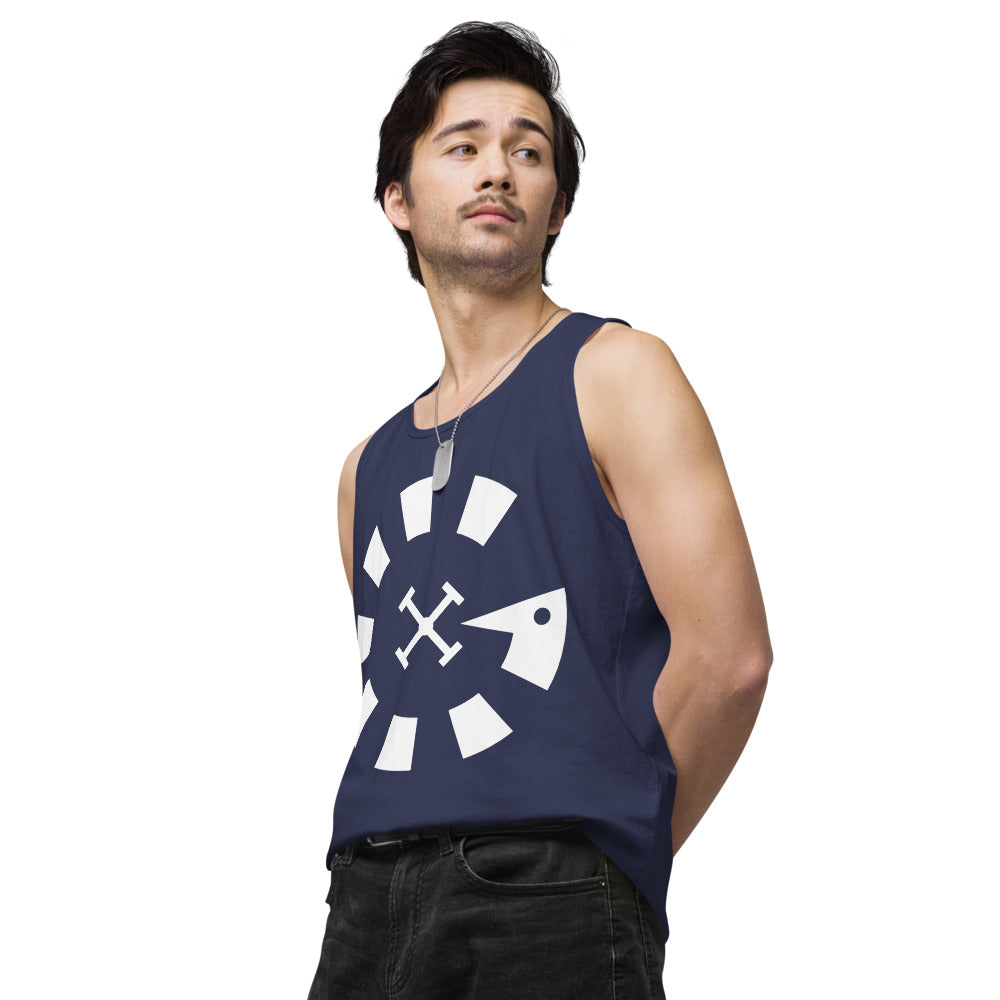 Big G White Men’s premium tank top