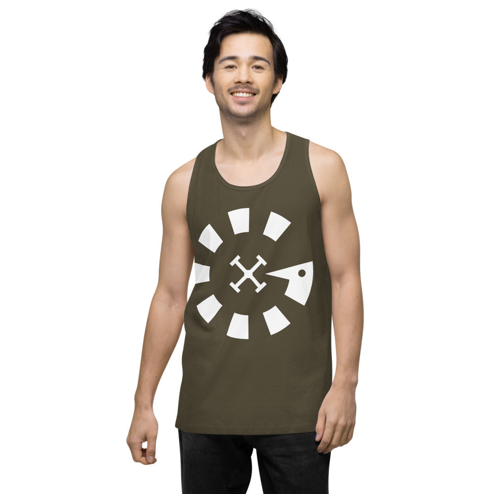 Big G White Men’s premium tank top