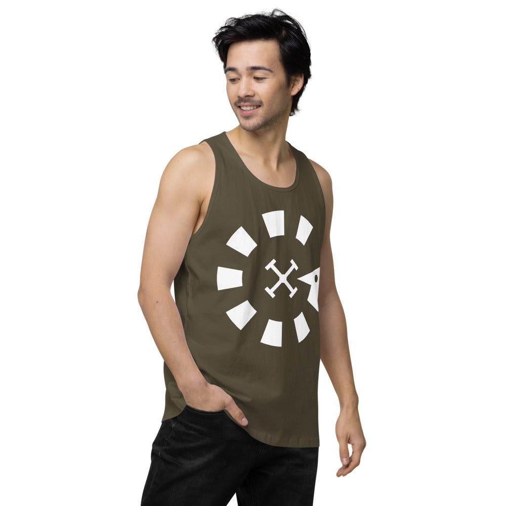 Big G White Men’s premium tank top