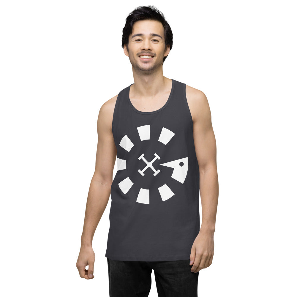 Big G White Men’s premium tank top