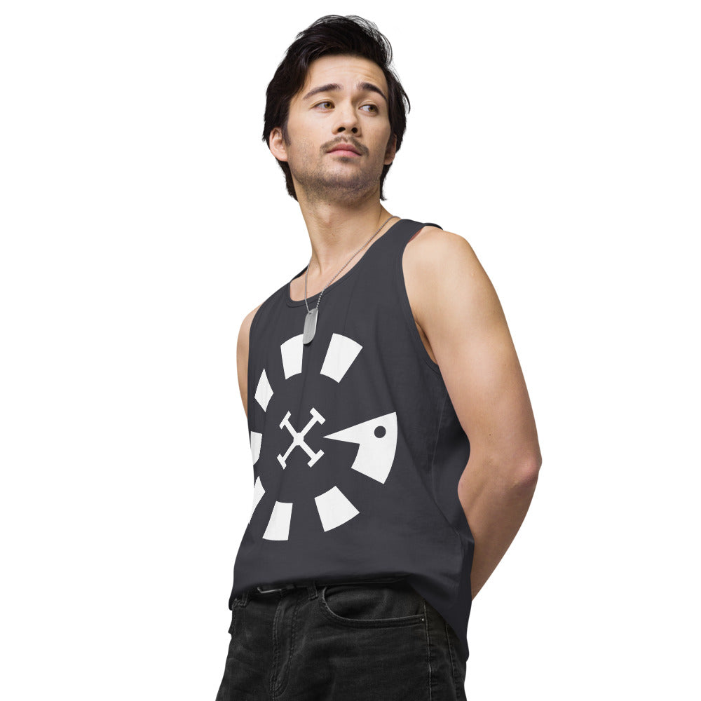Big G White Men’s premium tank top