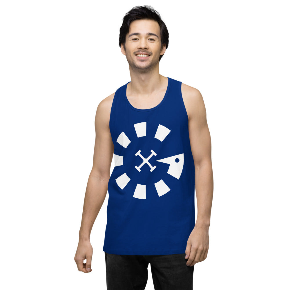 Big G White Men’s premium tank top