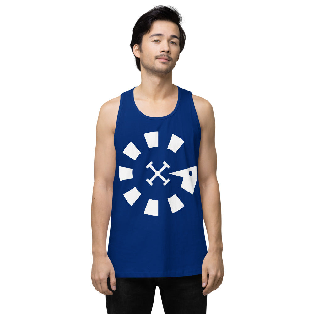 Big G White Men’s premium tank top