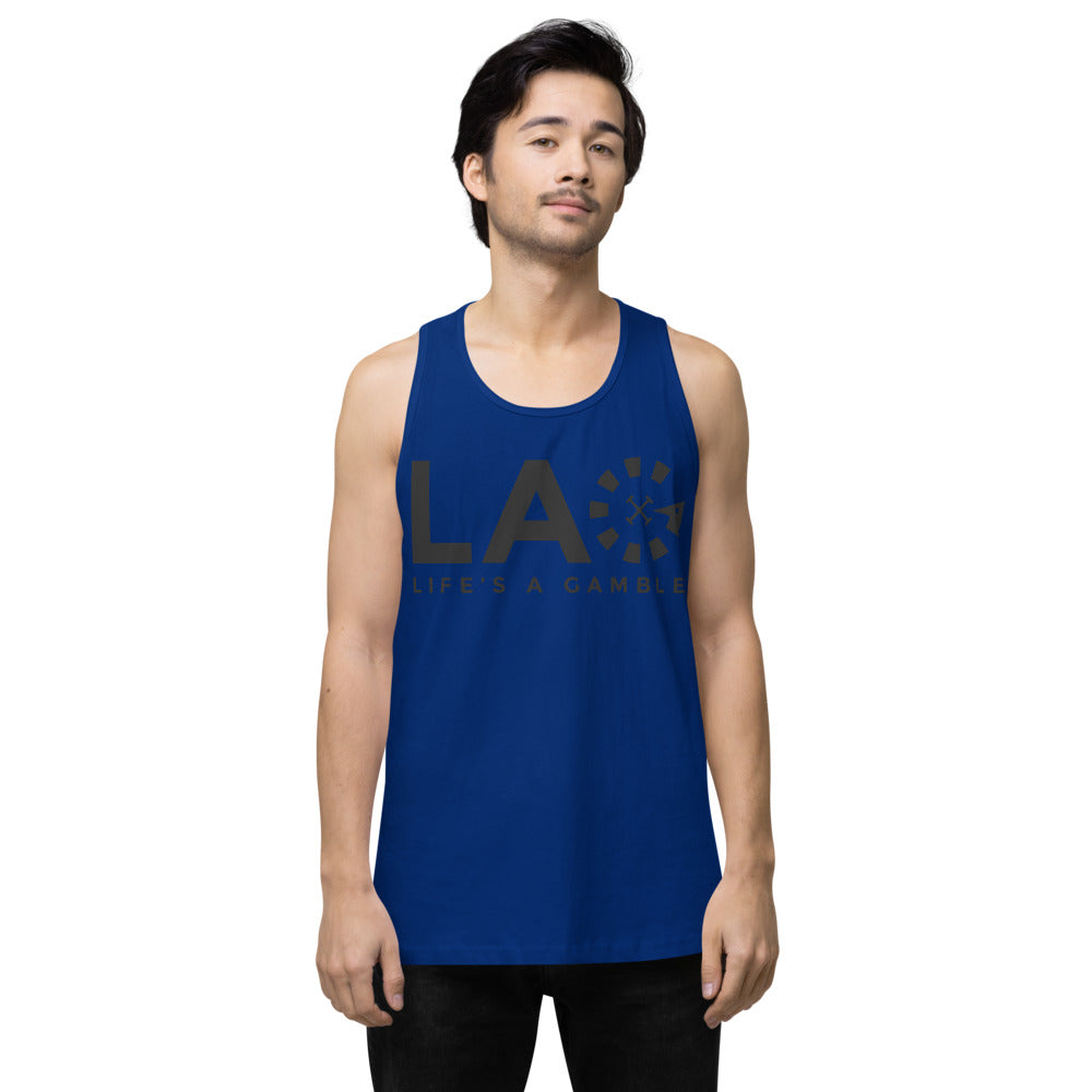 LAG Life's A Gamble Black Men’s premium tank top