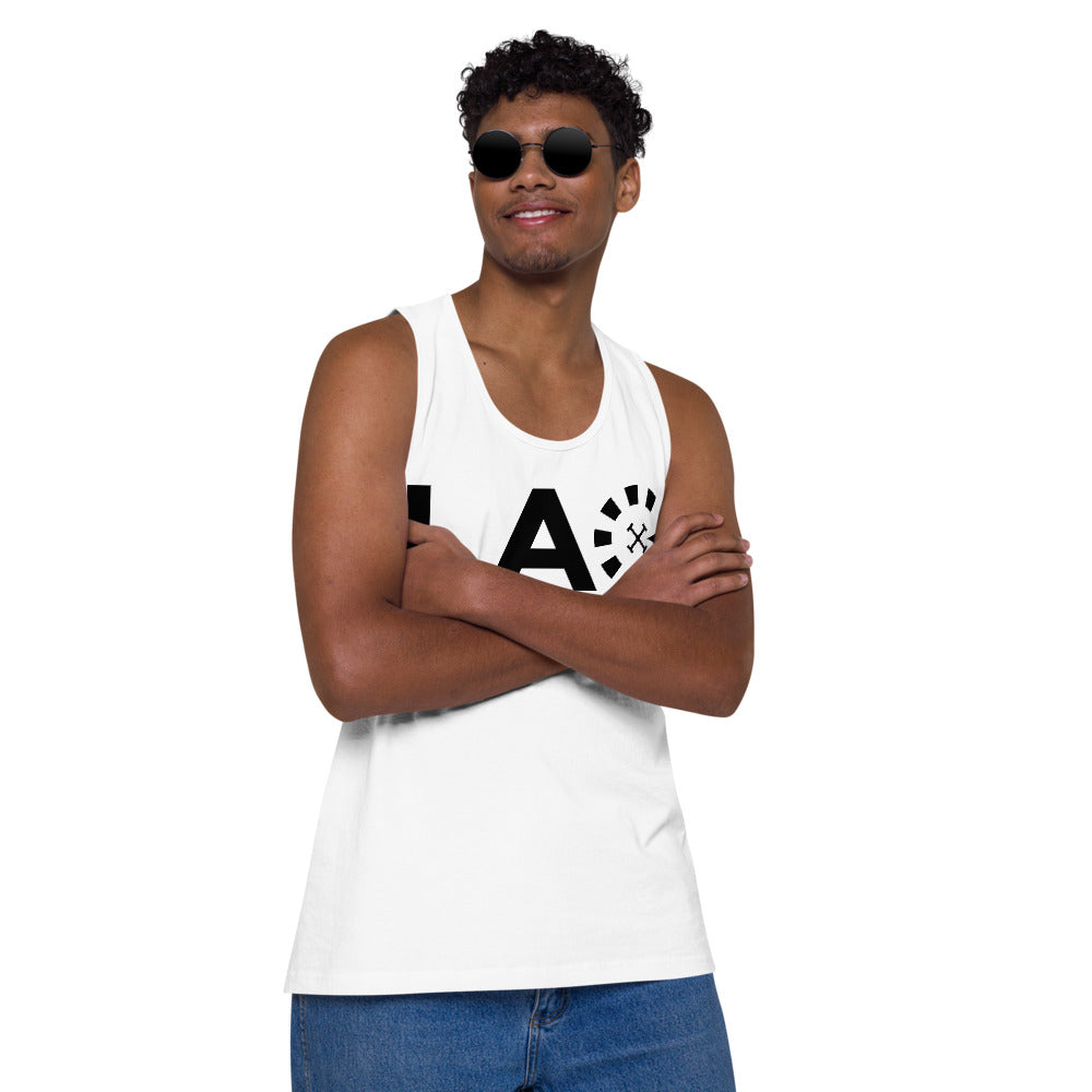 LAG Life's A Gamble Black Men’s premium tank top