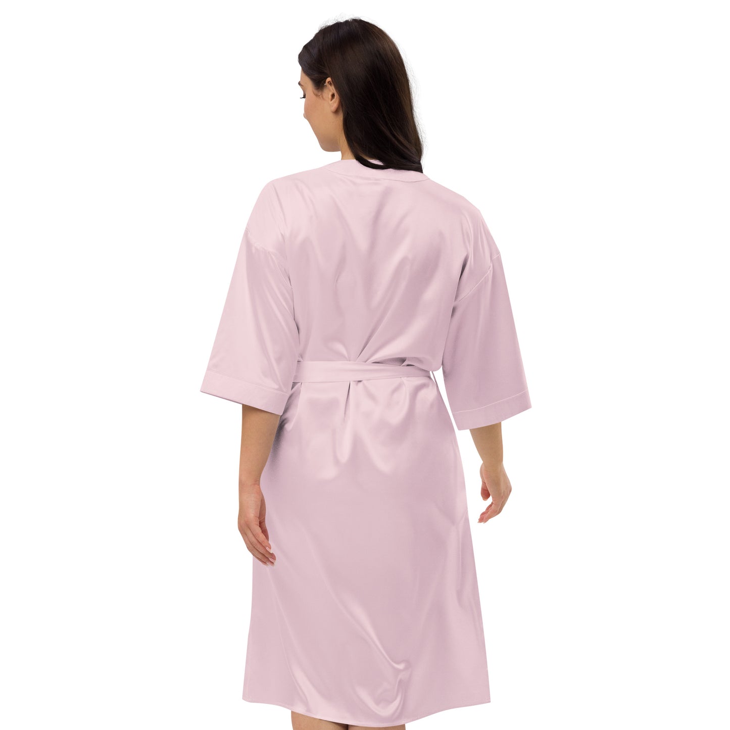 LAG Life's A Gamble Circle Black Satin robe