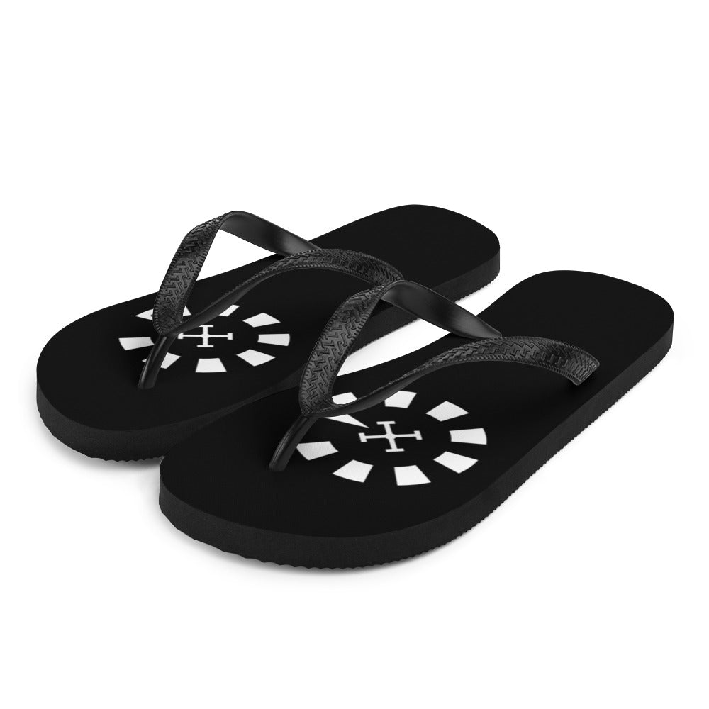 Big G White Flip-Flops
