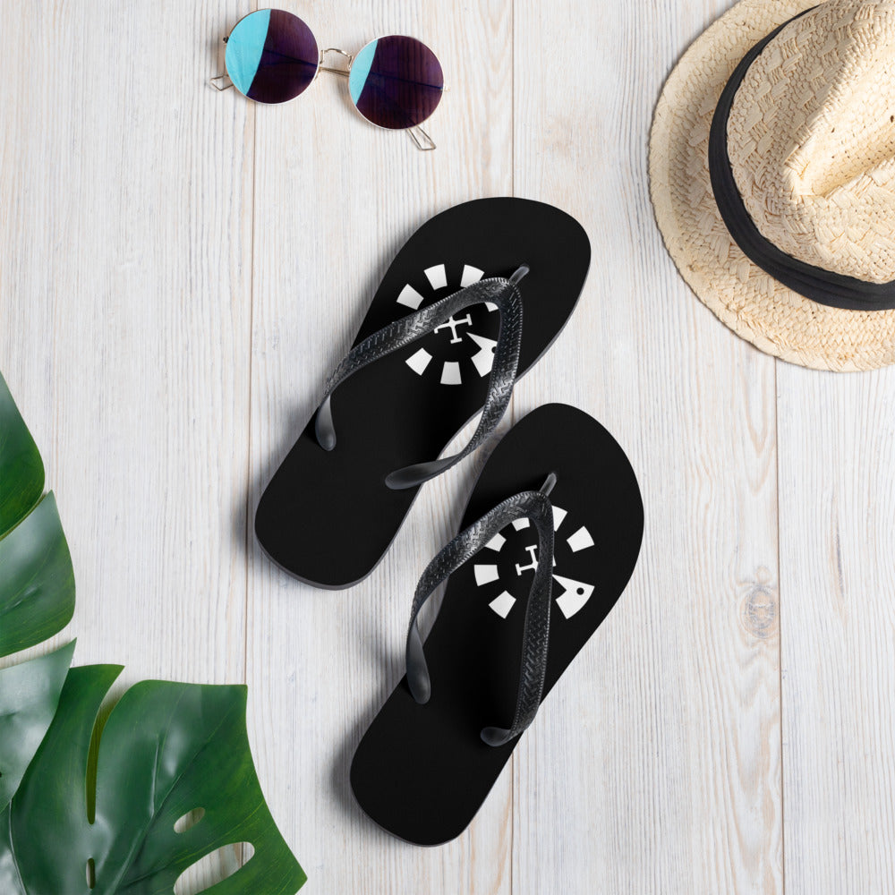 Big G White Flip-Flops