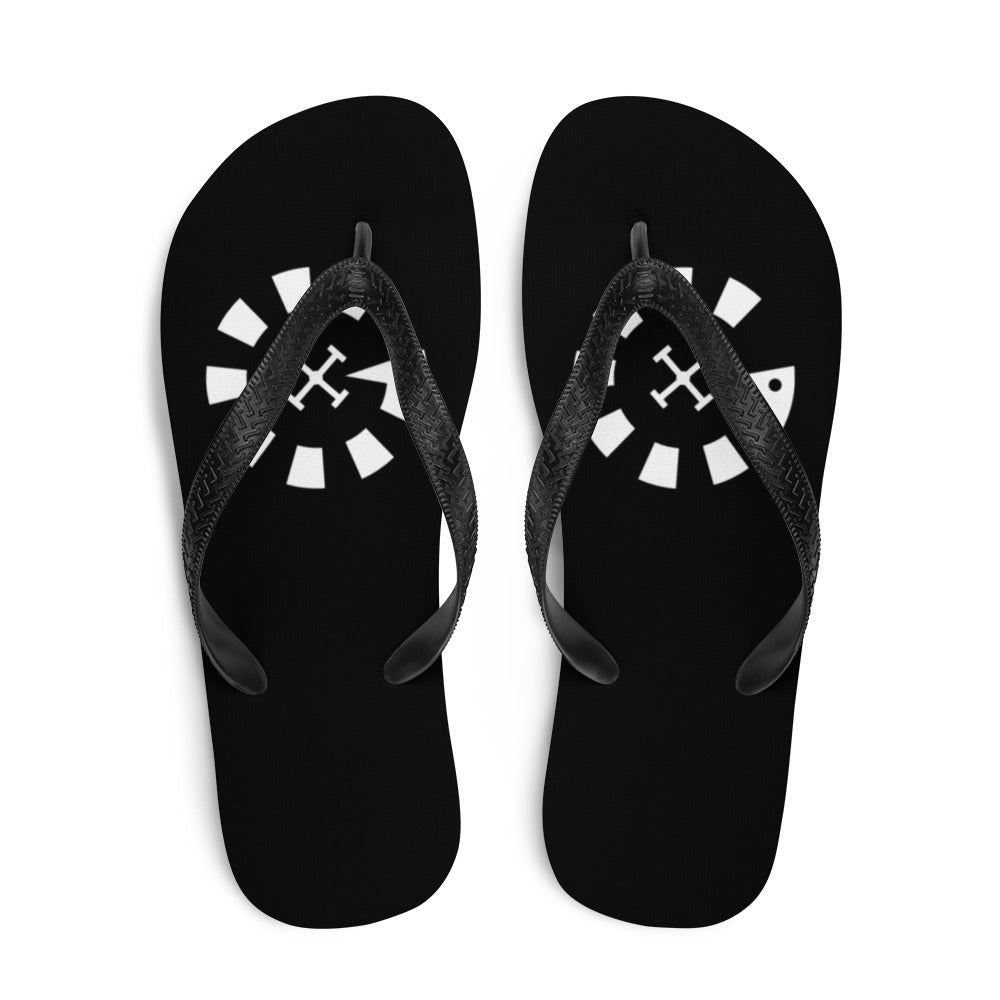 Big G White Flip-Flops