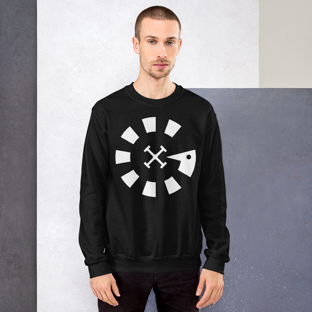 Big G White Unisex Sweatshirt