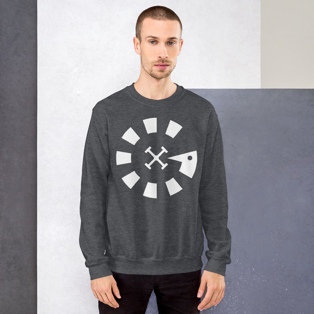 Big G White Unisex Sweatshirt