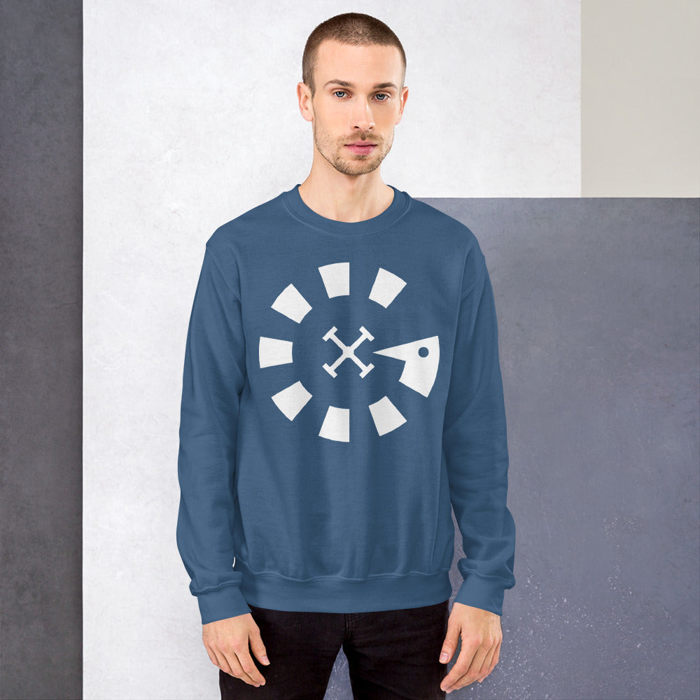 Big G White Unisex Sweatshirt