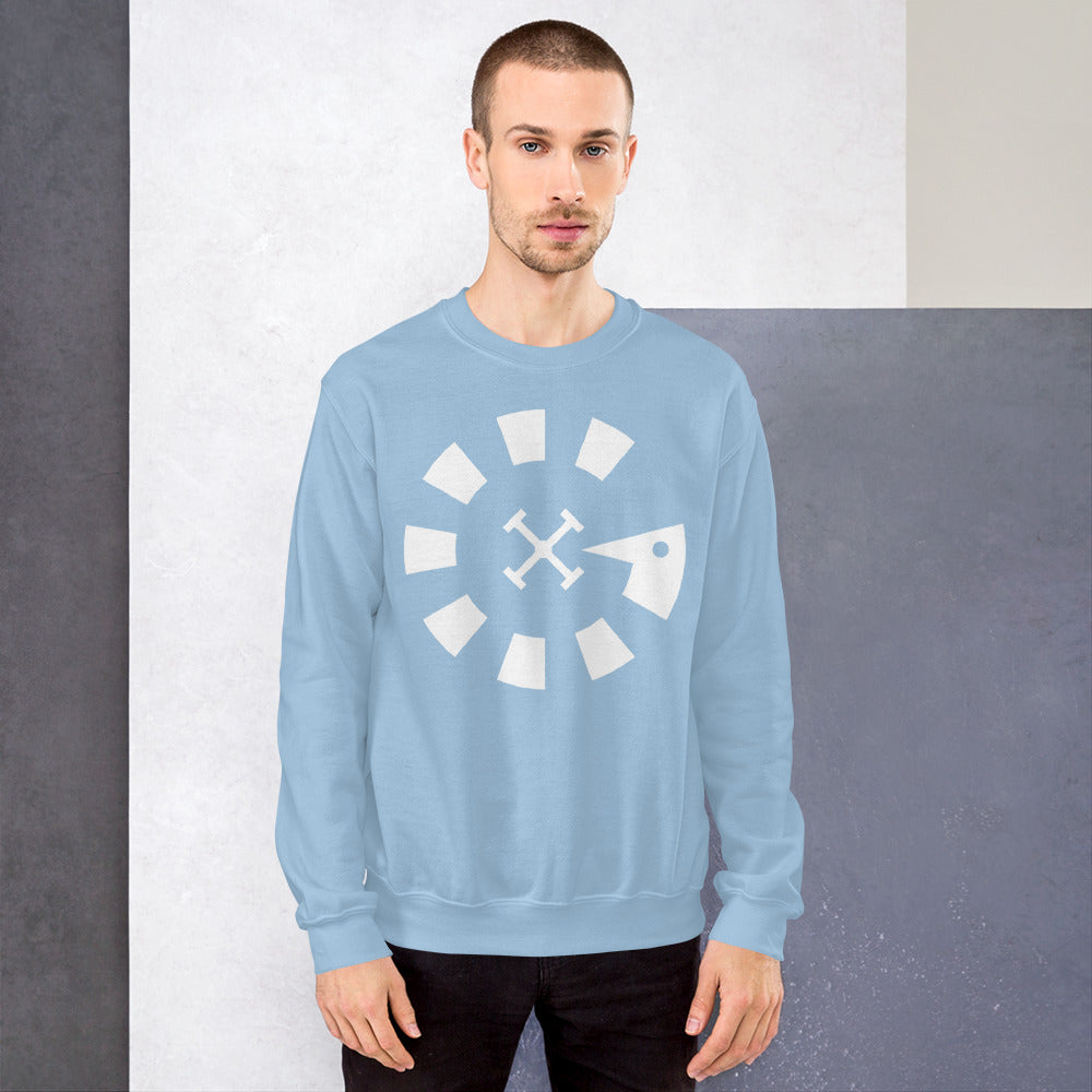Big G White Unisex Sweatshirt