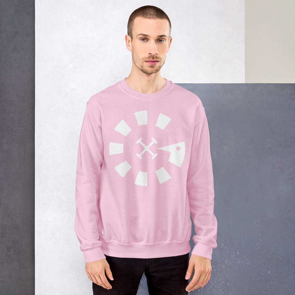 Big G White Unisex Sweatshirt