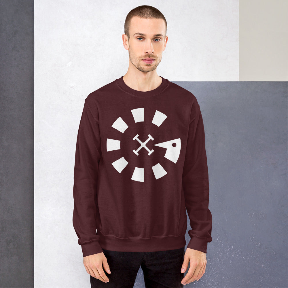 Big G White Unisex Sweatshirt