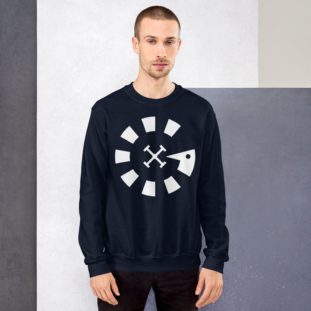 Big G White Unisex Sweatshirt