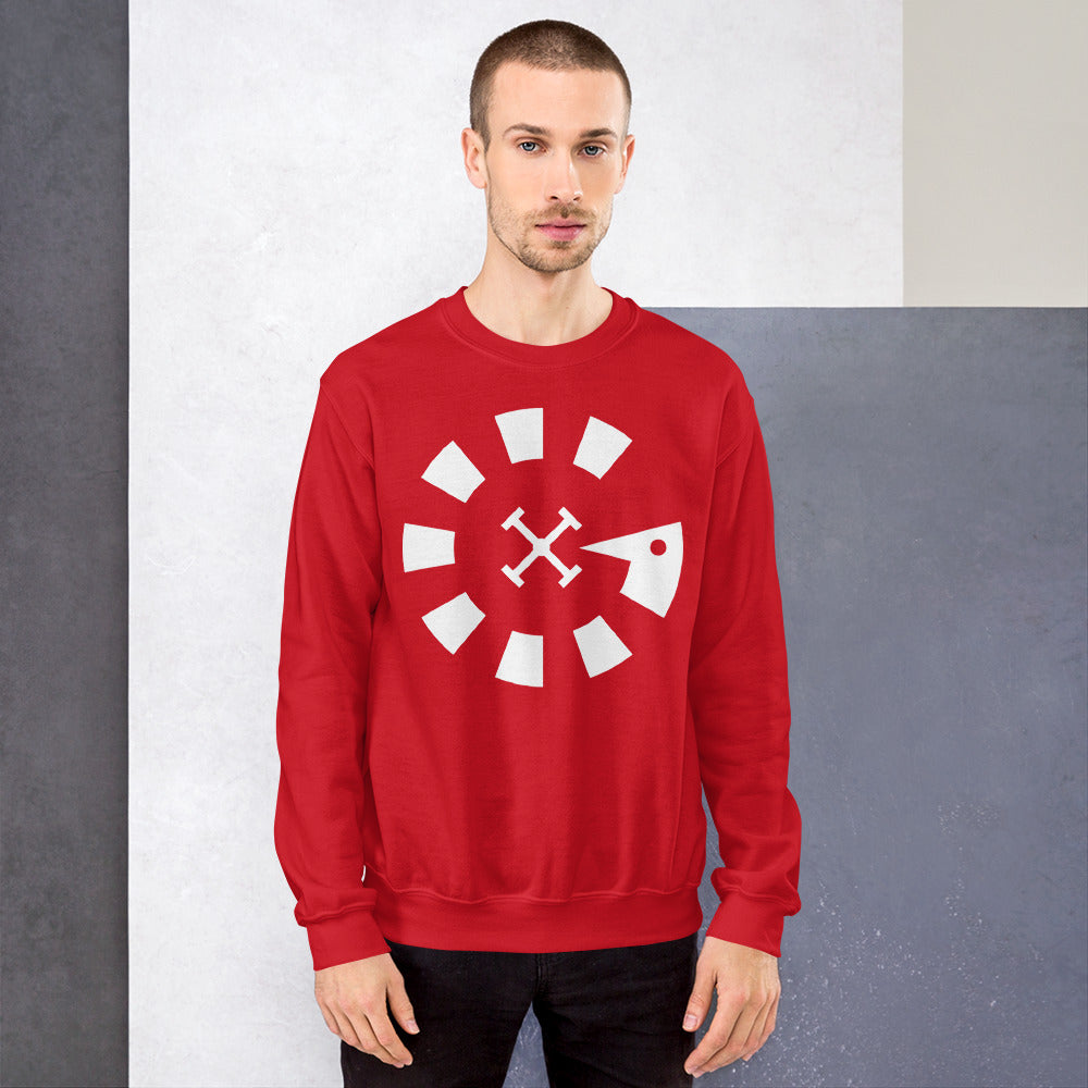 Big G White Unisex Sweatshirt