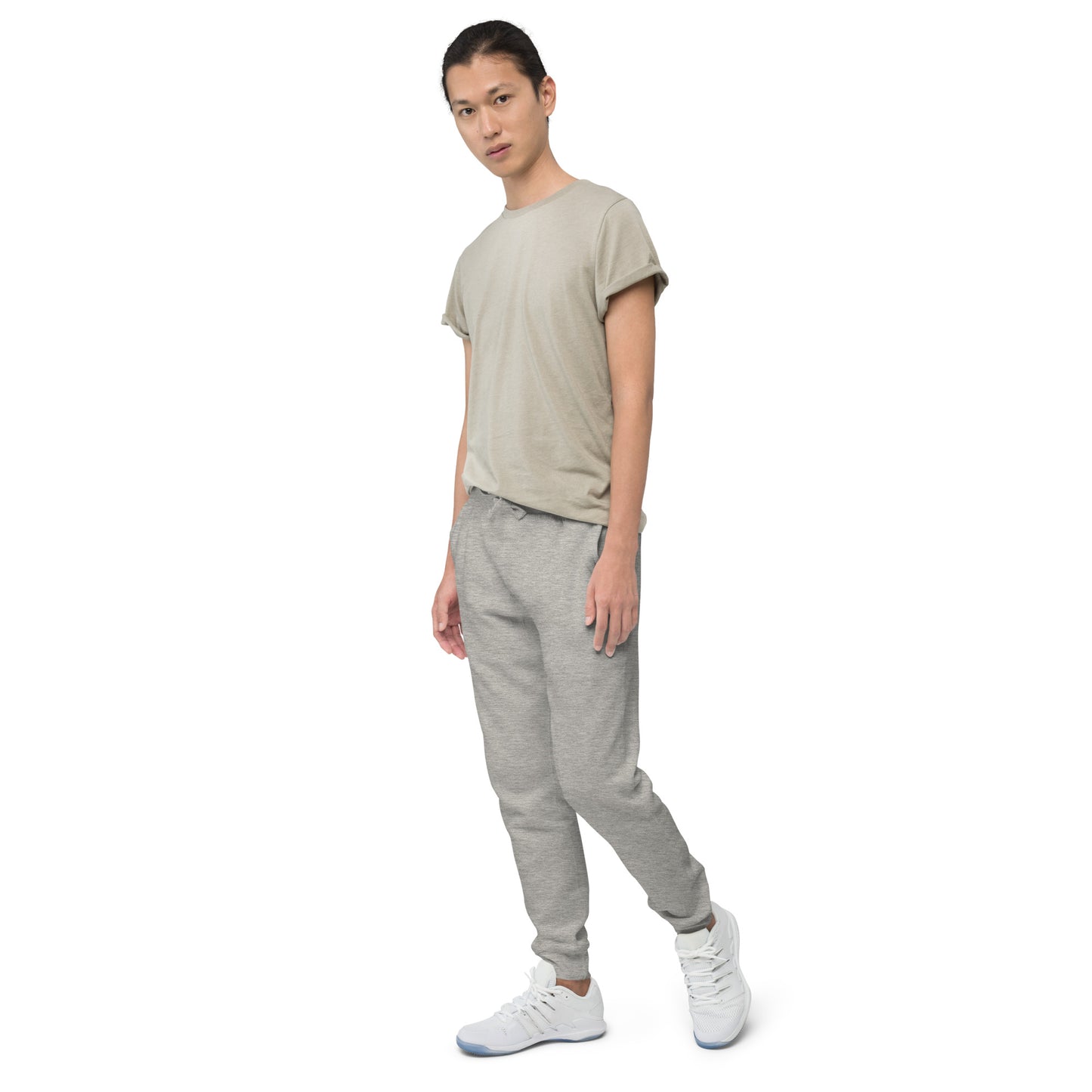 LAG Life's A Gamble Circle White Unisex Fleece Sweatpants