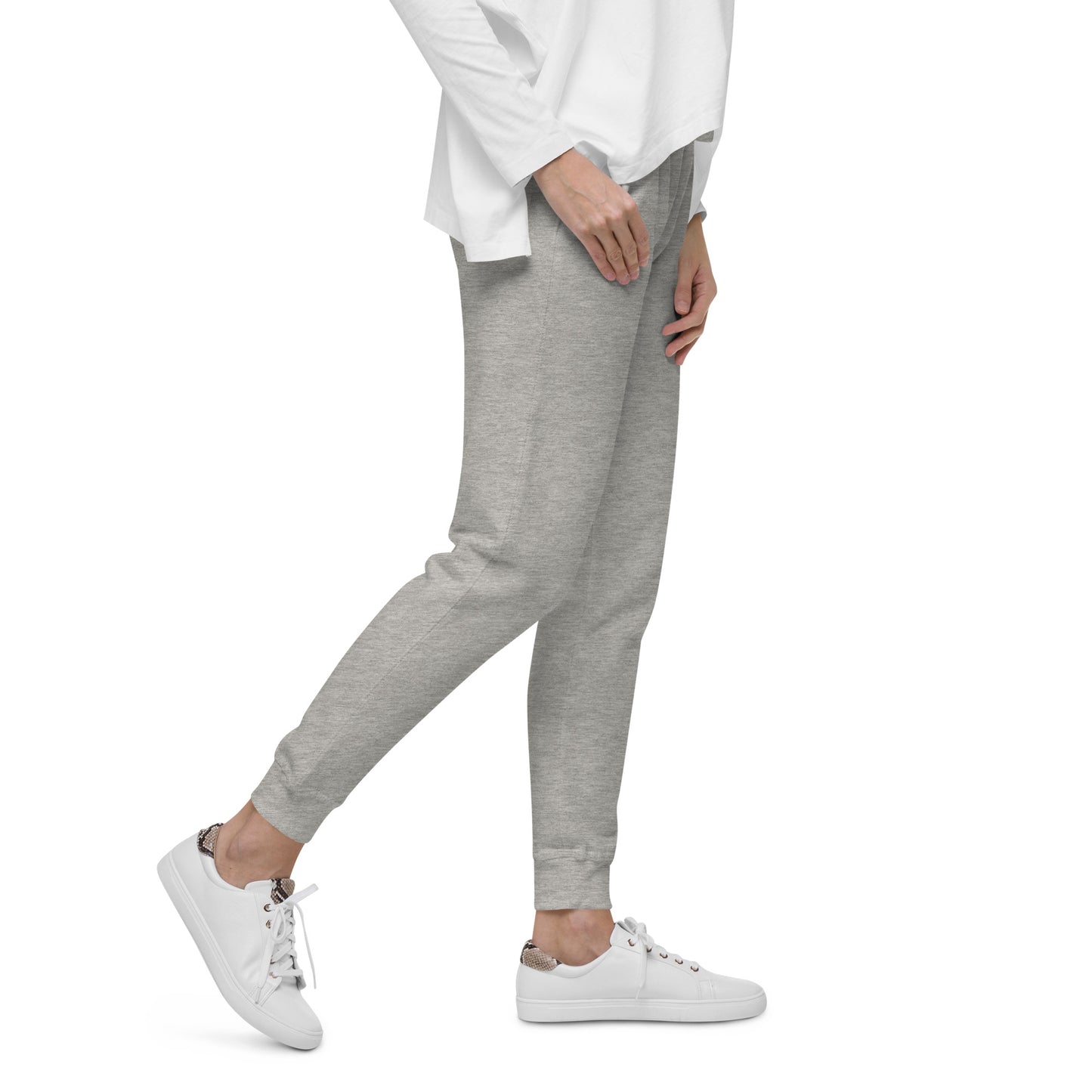 LAG Life's A Gamble Circle Black Unisex Fleece Sweatpants