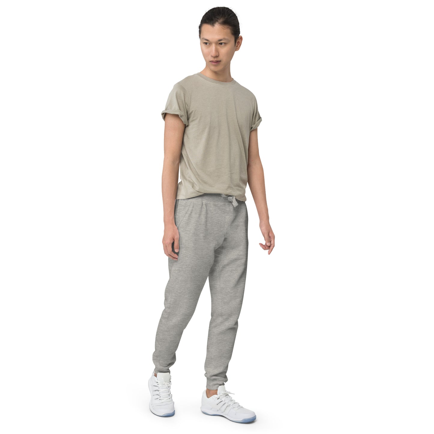 LAG Life's A Gamble Circle White Unisex Fleece Sweatpants