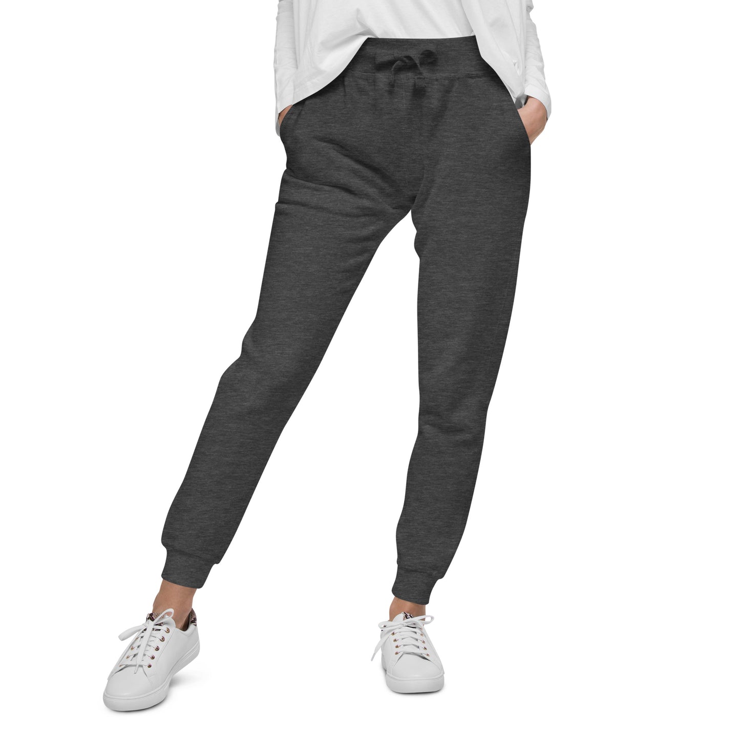 LAG Life's A Gamble Circle Black Unisex Fleece Sweatpants