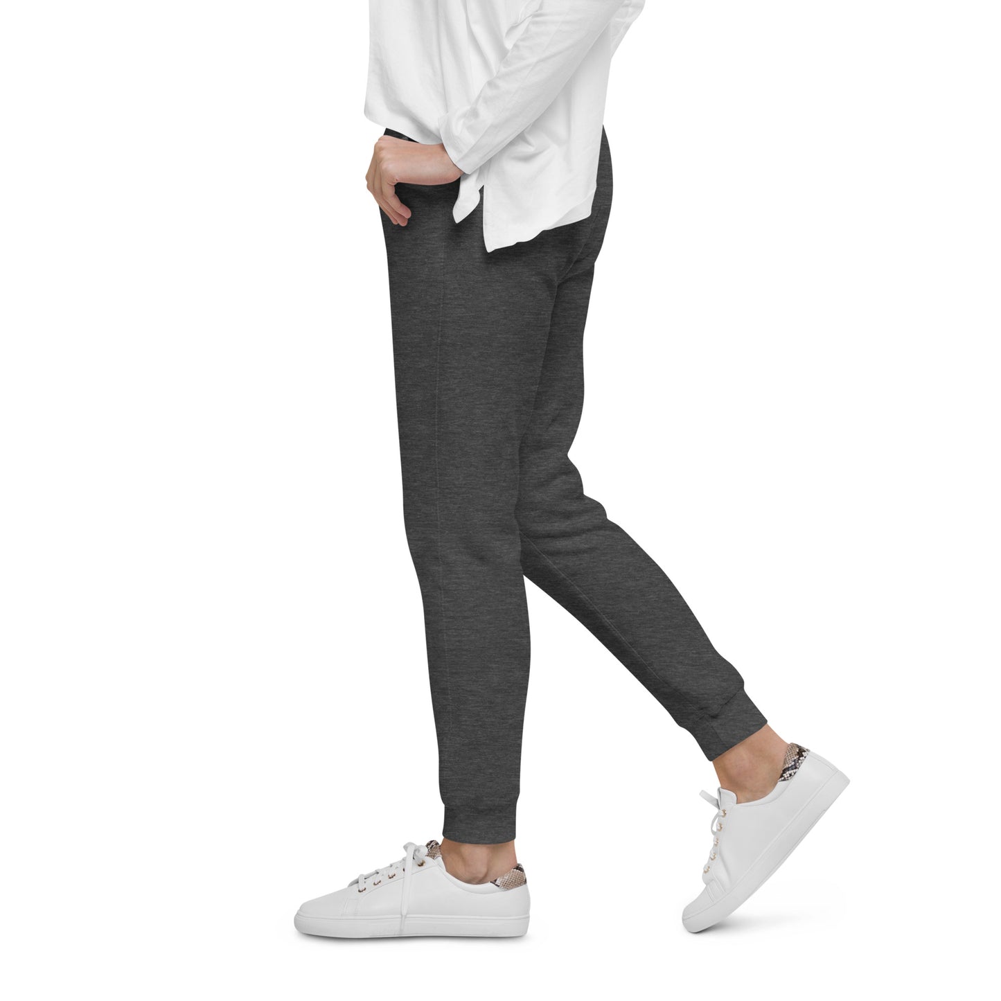 LAG Life's A Gamble Circle Black Unisex Fleece Sweatpants