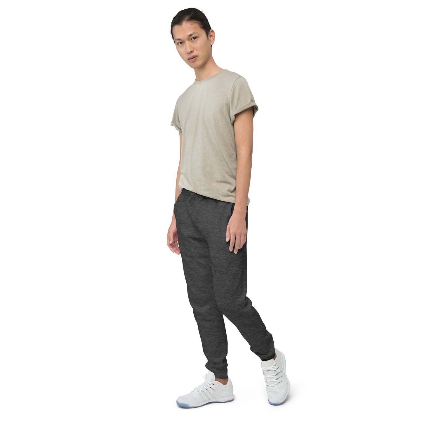 LAG Life's A Gamble Circle White Unisex Fleece Sweatpants