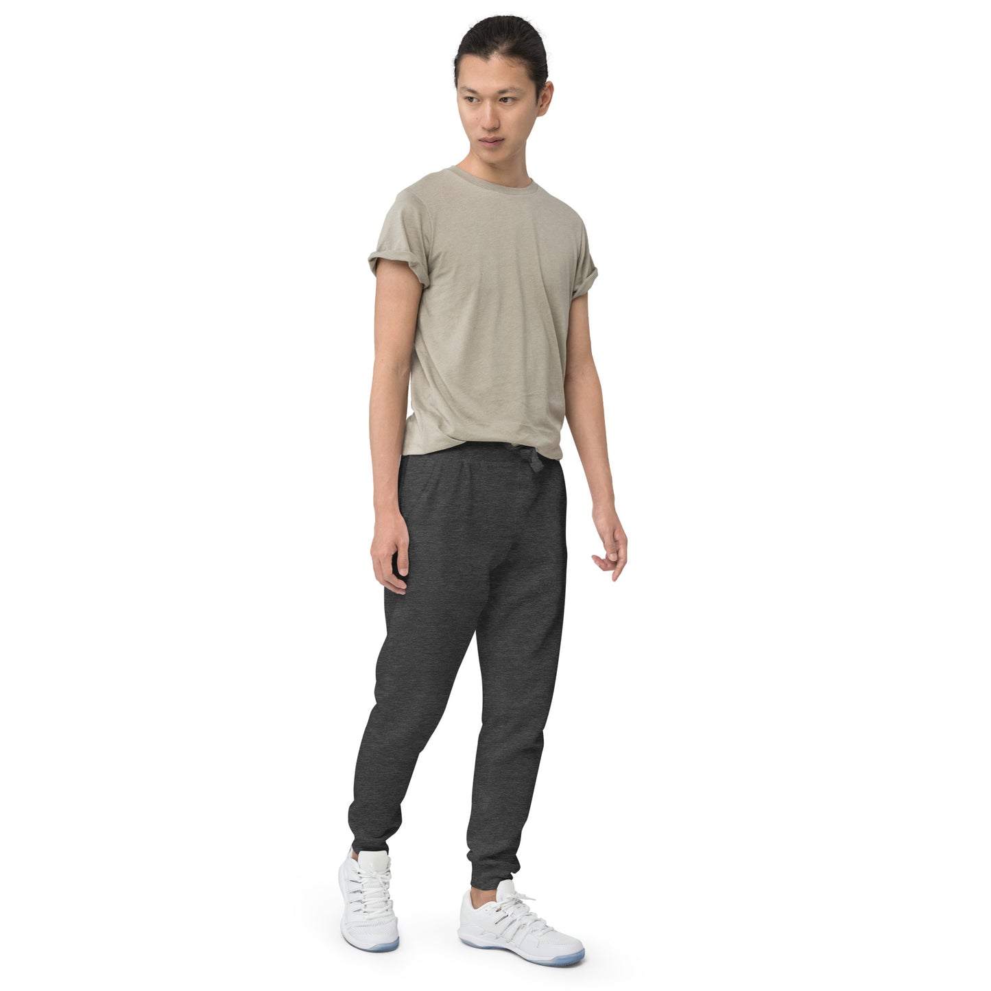 LAG Life's A Gamble Circle White Unisex Fleece Sweatpants