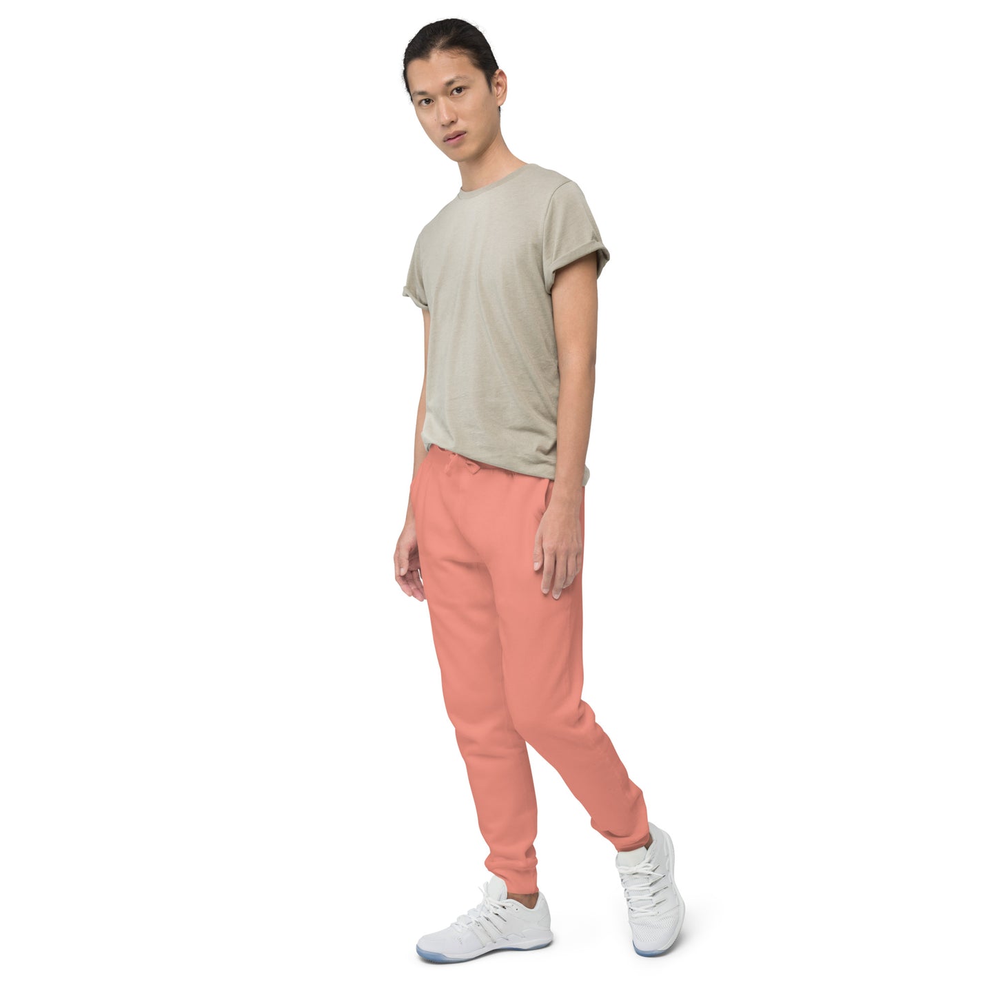 LAG Life's A Gamble Circle White Unisex Fleece Sweatpants