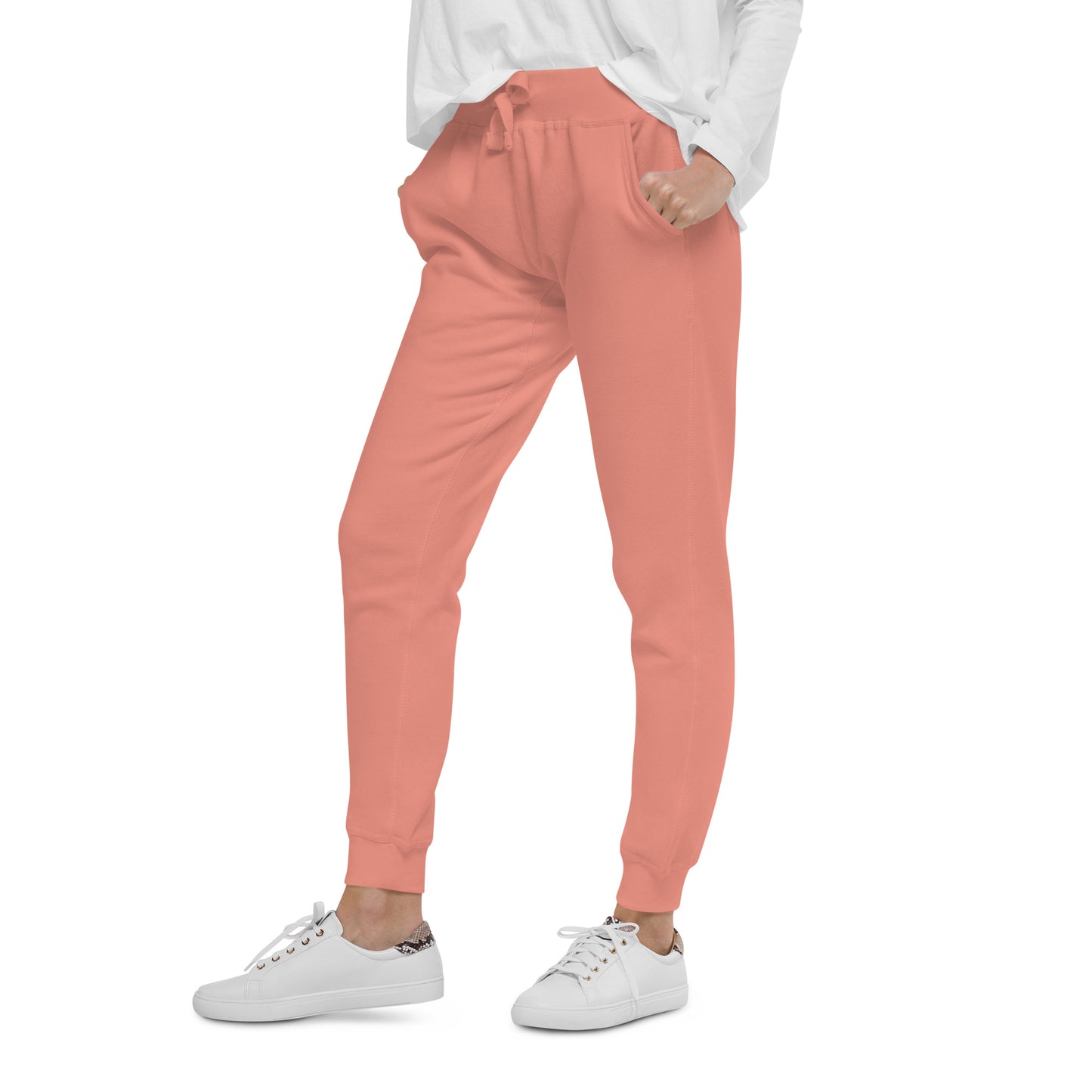 LAG Life's A Gamble Circle Black Unisex Fleece Sweatpants