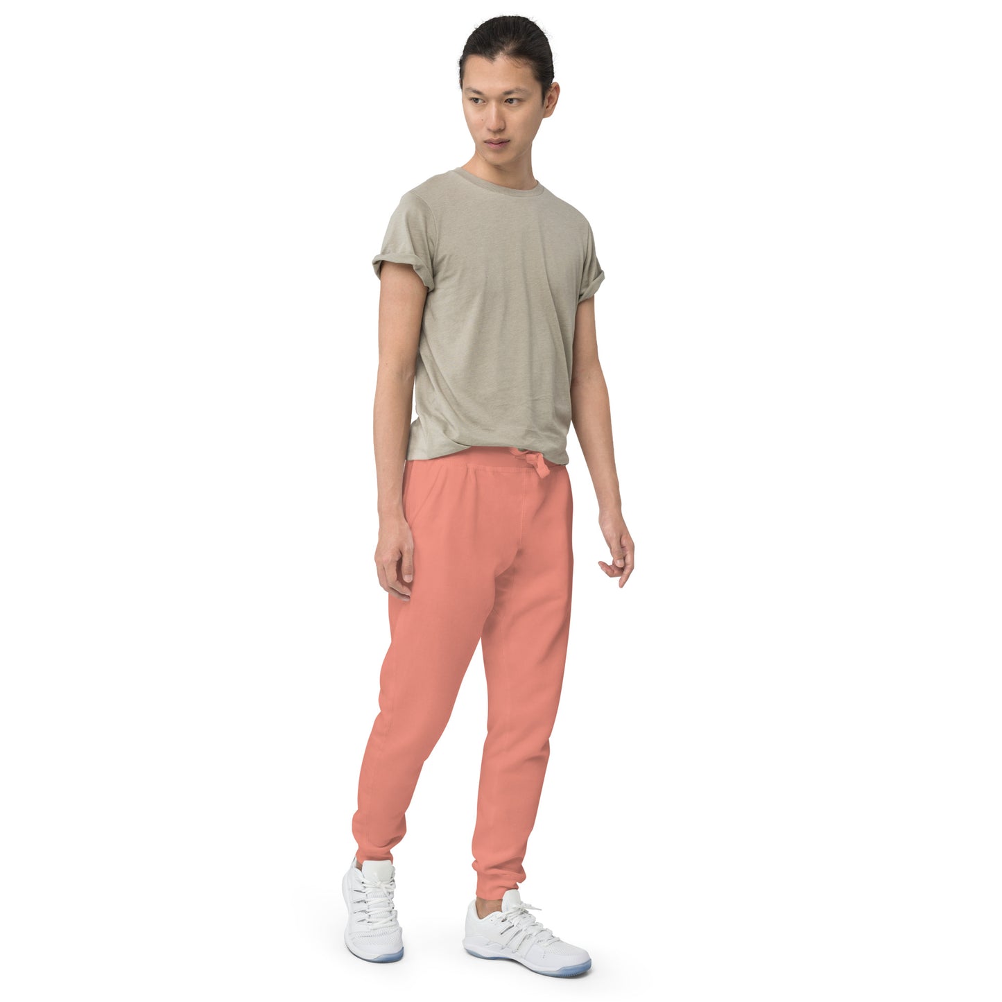 LAG Life's A Gamble Circle White Unisex Fleece Sweatpants