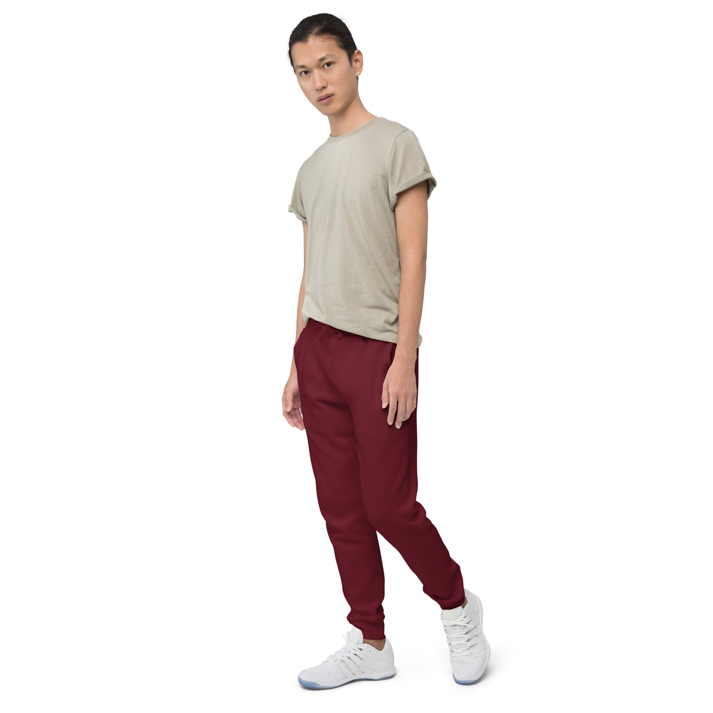 LAG Life's A Gamble Circle White Unisex Fleece Sweatpants
